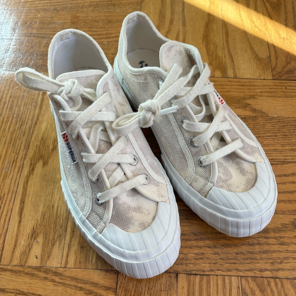 SUPERGA Gray Cream Tie-Dye 2630 Sneakers Sz. 37